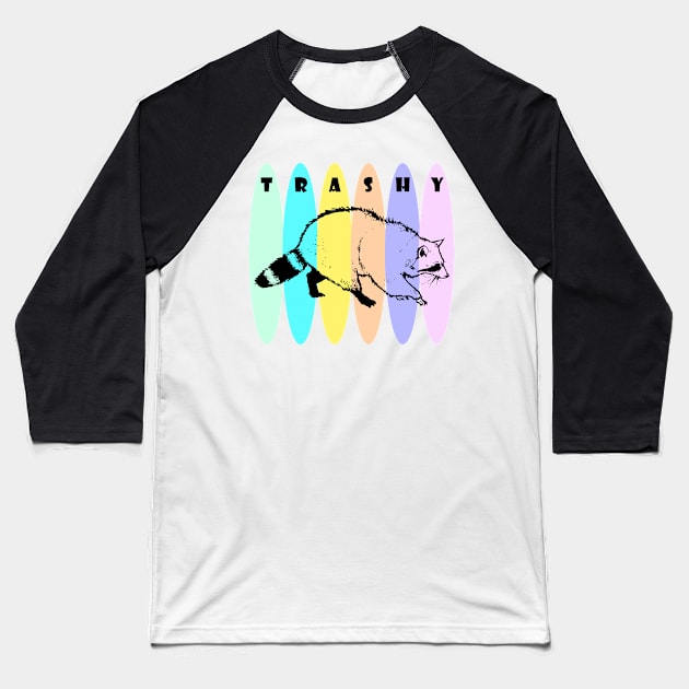 Trashy Baseball T-Shirt by VultureVomitInc